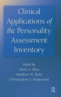 Enlarge image Cover: Clinical Applications of the Personality Assessment Inventory - Routledge