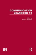 Cover: Communication Yearbook 19 - Routledge