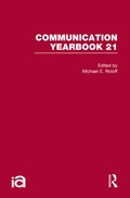 Cover: Communication Yearbook 21 - Routledge