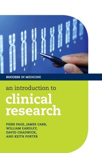 Bild vergrößern Bild: An Introduction to Clinical Research - Oxford University Press