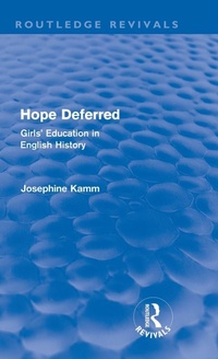 Enlarge image Cover: Hope Deferred (Routledge Revivals) - Routledge