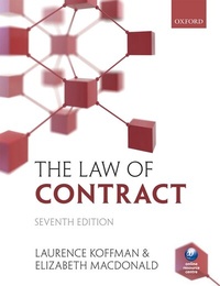 Abbildung von: The Law of Contract - Oxford University Press