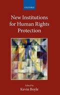 Cover: New Institutions for Human Rights Protection - Oxford University Press