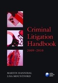 Cover: Criminal Litigation Handbook 2009-2010 - Oxford University Press