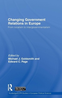 Enlarge image Cover: Changing Government Relations in Europe - Routledge
