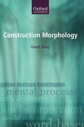 Cover: Construction Morphology - Oxford University Press