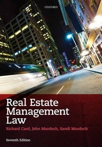 Enlarge image Cover: Real Estate Management Law - Oxford University Press