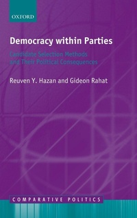 Enlarge image Cover: Democracy within Parties - Oxford University Press