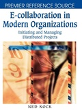 Cover: E-collaboration in Modern Organizations - Information Science Reference