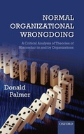 Cover: Normal Organizational Wrongdoing - Oxford University Press