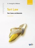 Cover: Complete Tort Law - Oxford University Press
