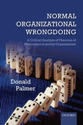 Cover: Normal Organizational Wrongdoing - Oxford University Press
