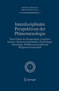Cover: Interdisziplin&auml;re Perspektiven der Ph&auml;nomenologie - Springer