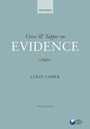 Cover: Cross & Tapper on Evidence - Oxford University Press