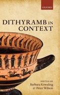 Cover: Dithyramb in Context - Oxford University Press