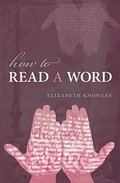 Cover: How to Read a Word - Oxford University Press