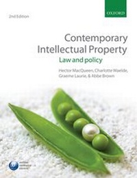 Enlarge image Cover: Contemporary Intellectual Property - Oxford University Press