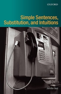 Enlarge image Cover: Simple Sentences, Substitution, and Intuitions - Oxford University Press