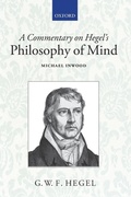 Cover: A Commentary on Hegel's Philosophy of Mind - Oxford University Press