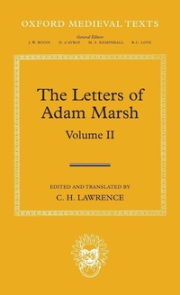 Enlarge image Cover: The Letters of Adam Marsh - Oxford University Press