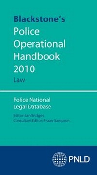 Abbildung von: Blackstone's Police Operational Handbook: Law 2010 - Oxford University Press