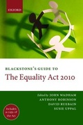 Cover: Blackstone's Guide to the Equality Act 2010 - Oxford University Press
