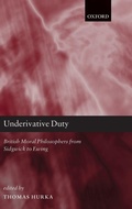 Cover: Underivative Duty - Oxford University Press