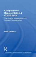 Cover: Congressional Representation & Constituents - Routledge