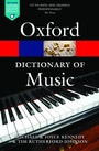 Cover: The Oxford Dictionary of Music - Oxford University Press