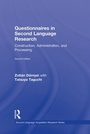 Cover: Questionnaires in Second Language Research - Routledge