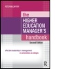 Cover: The Higher Education Manager's Handbook - Routledge