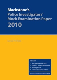Abbildung von: Blackstone's Police Investigators' Mock Examination Paper 2010 - Oxford University Press