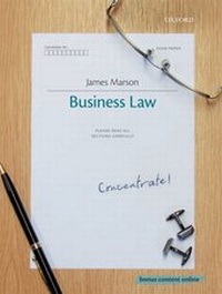 Enlarge image Cover: Business Law Concentrate - Oxford University Press