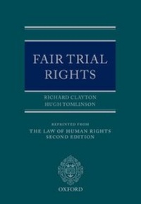 Abbildung von: Fair Trial Rights - Oxford University Press