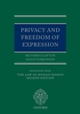 Cover: Privacy and Freedom of Expression - Oxford University Press