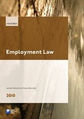 Cover: Employment Law 2010 - Oxford University Press