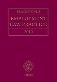 Abbildung von: Blackstone's Employment Law Practice 2010 - Oxford University Press