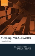 Cover: Meaning, Mind, and Matter - Oxford University Press