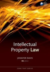 Enlarge image Cover: Intellectual Property Law Core Text - Oxford University Press