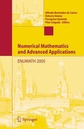 Cover: Numerical Mathematics and Advanced Applications - Springer