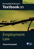 Cover: Honeyball and Bowers' Textbook on Employment Law - Oxford University Press