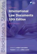 Cover: Blackstone's International Law Documents - Oxford University Press