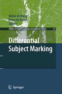 Enlarge image Cover: Differential Subject Marking - Springer