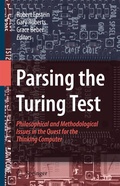 Cover: Parsing the Turing Test - Springer