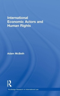 Enlarge image Cover: International Economic Actors and Human Rights - Routledge