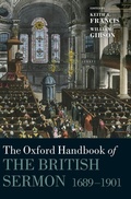 Cover: The Oxford Handbook of the British Sermon 1689-1901 - Oxford University Press