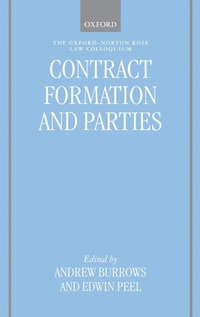 Enlarge image Cover: Contract Formation and Parties - Oxford University Press
