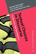 Cover: Textual Choices in Discourse - John Benjamins Publishing Co