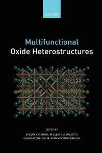 Enlarge image Cover: Multifunctional Oxide Heterostructures - Oxford University Press