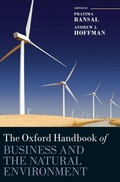 Cover: The Oxford Handbook of Business and the Natural Environment - Oxford University Press